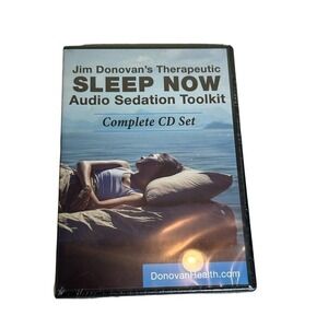 Jim Donovan's Therapeutic SLEEP NOW Audio Sedation Toolkit Complete 8 CD Set NEW